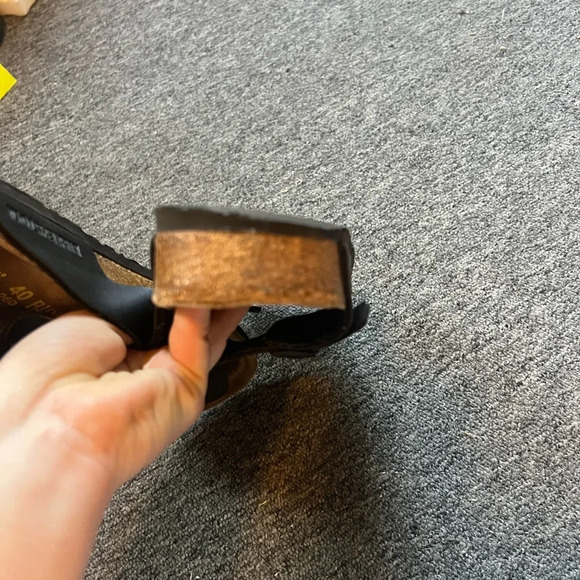 Birkenstock Black Gizeh Sandals, size 40 - Picture 4 of 5